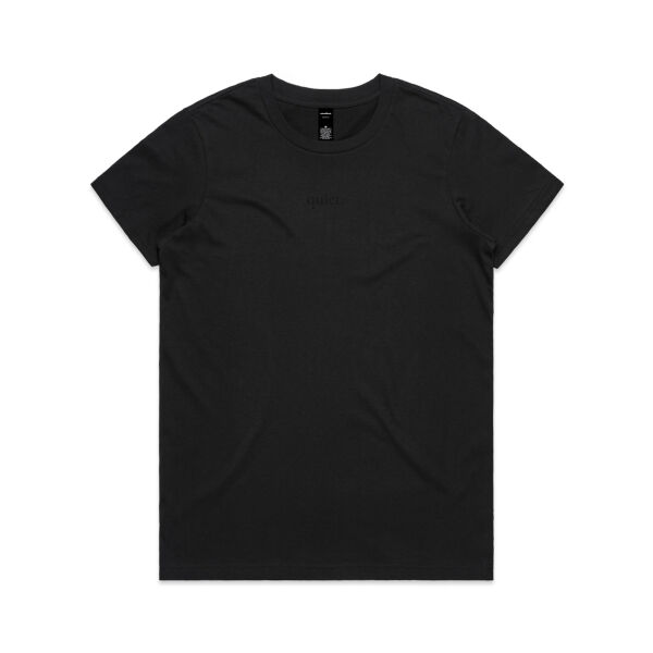 Quiet Tee - Black Thumbnail