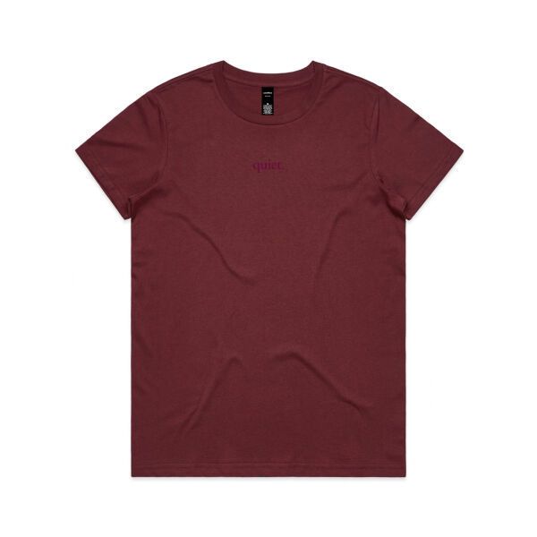 Quiet Tee - Red Thumbnail