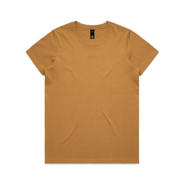 Quiet Tee - Camel Thumbnail