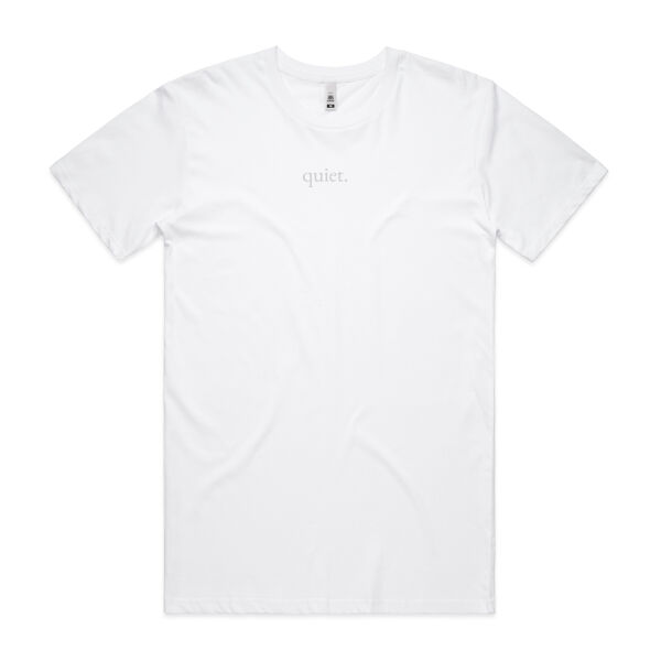 Quiet Tee - White Thumbnail