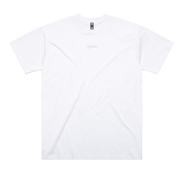 Quiet Tee - White Thumbnail
