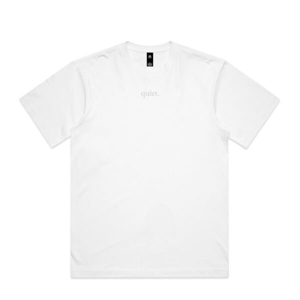 Quiet Tee - White Thumbnail