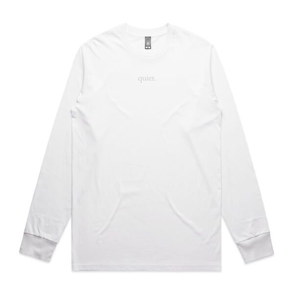 Quiet Tee - White Thumbnail
