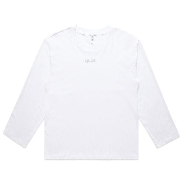 Quiet Tee - White Thumbnail