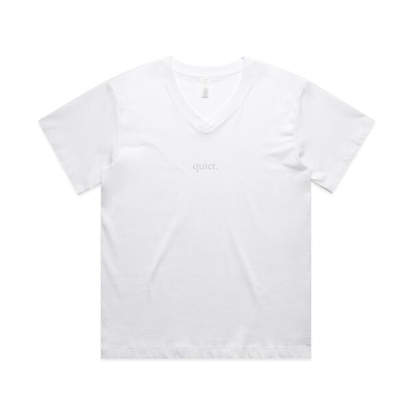 Quiet Tee - White Thumbnail