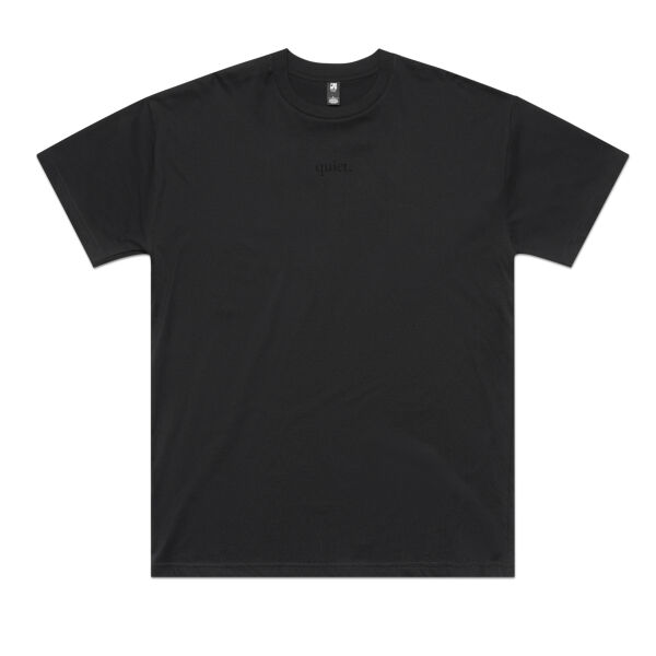 Quiet Tee - Black Thumbnail