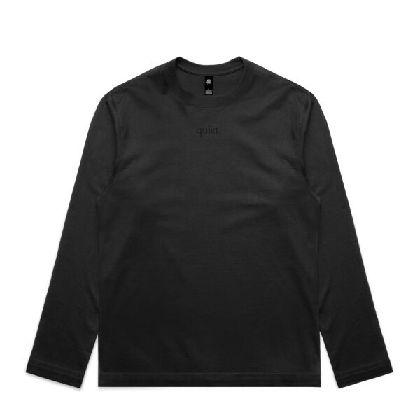 Quiet Tee - Black Thumbnail